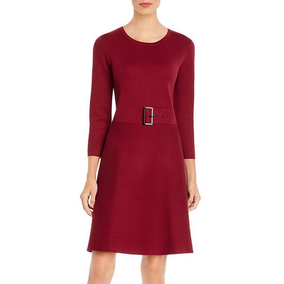 Karl Lagerfeld Dresses & Skirts - Karl Lagerfeld burgundy sweater dress Size XS